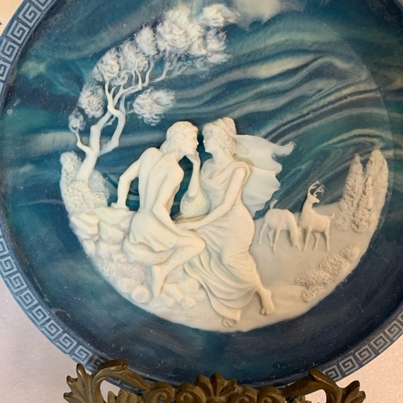 Blue and White Decorative Plate - Picture 2 of 7